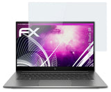 Glasfolie atFoliX kompatibel mit HP ZBook Studio G8, 9H Hybrid-Glass FX