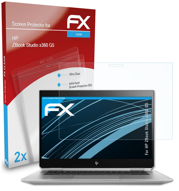 atFoliX FX-Clear Schutzfolie für HP ZBook Studio x360 G5