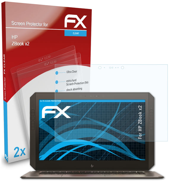 atFoliX FX-Clear Schutzfolie für HP ZBook x2