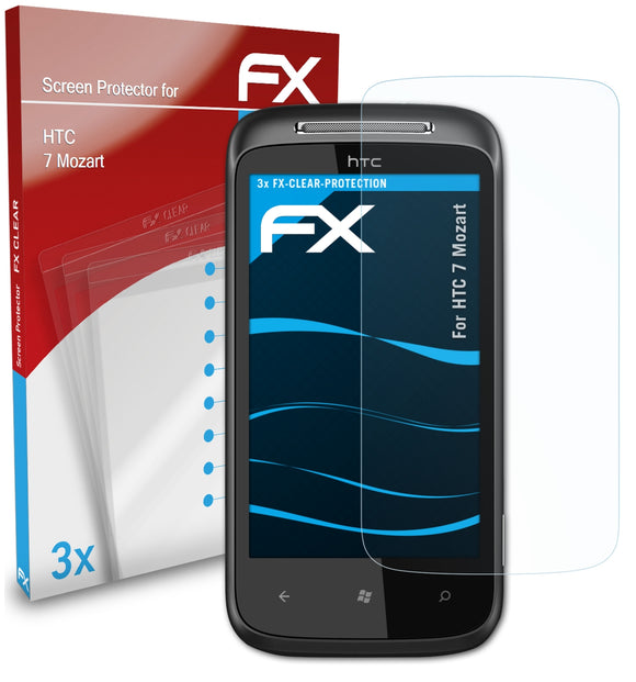 atFoliX FX-Clear Schutzfolie für HTC 7 Mozart