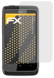 Panzerfolie atFoliX kompatibel mit HTC 7 Trophy, entspiegelnde und stoßdämpfende FX (3X)