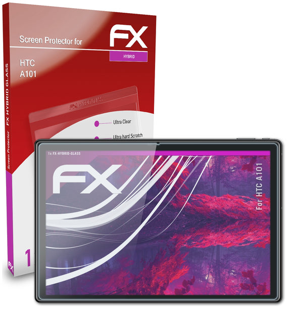 atFoliX FX-Hybrid-Glass Panzerglasfolie für HTC A101