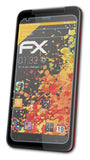 atFoliX Panzerfolie kompatibel mit HTC Butterfly, entspiegelnde und stoßdämpfende FX Schutzfolie (3X)