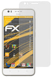 Panzerfolie atFoliX kompatibel mit HTC Desire 10 Lifestyle, entspiegelnde und stoßdämpfende FX (3X)