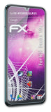 atFoliX Glasfolie kompatibel mit HTC Desire 19s, 9H Hybrid-Glass FX Panzerfolie