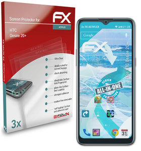 atFoliX FX-ActiFleX Displayschutzfolie für HTC Desire 20+