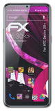 Glasfolie atFoliX kompatibel mit HTC Desire 20+, 9H Hybrid-Glass FX