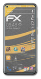 Panzerfolie atFoliX kompatibel mit HTC Desire 20 Pro, entspiegelnde und stoßdämpfende FX (3X)