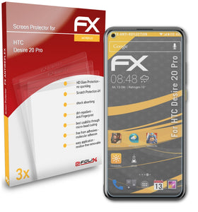 atFoliX FX-Antireflex Displayschutzfolie für HTC Desire 20 Pro