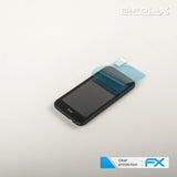 atFoliX Schutzfolie kompatibel mit HTC Desire 320, ultraklare FX Folie (3X)