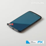 Schutzfolie atFoliX kompatibel mit HTC Desire 500, ultraklare FX (3X)