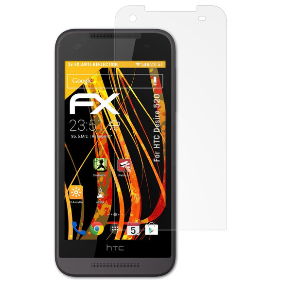 atFoliX FX-Antireflex Displayschutzfolie für HTC Desire 520