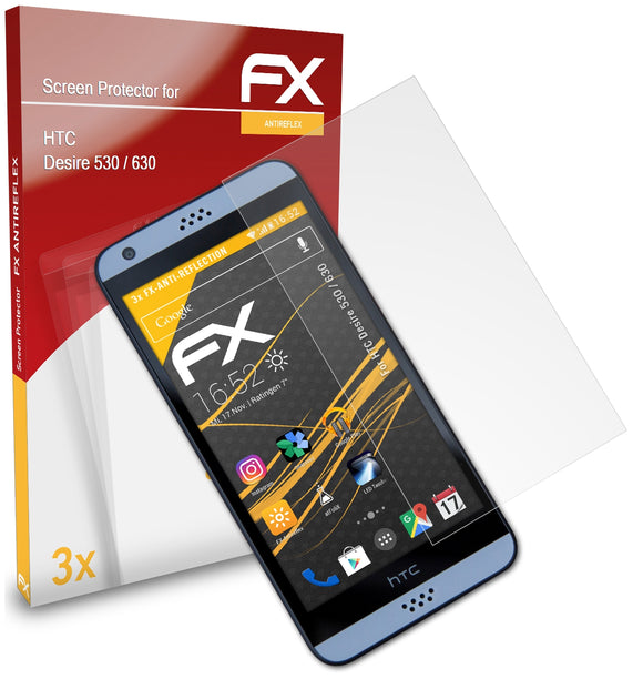 atFoliX FX-Antireflex Displayschutzfolie für HTC Desire 530 / 630