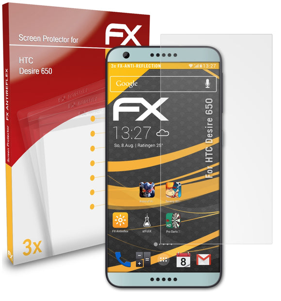atFoliX FX-Antireflex Displayschutzfolie für HTC Desire 650