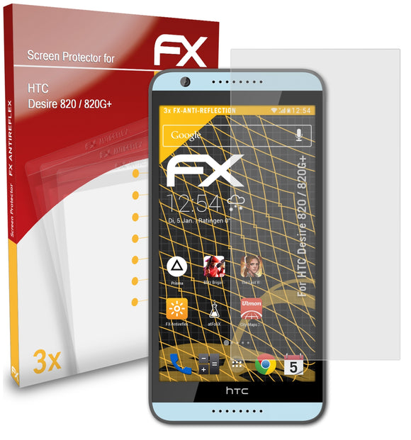 atFoliX FX-Antireflex Displayschutzfolie für HTC Desire 820 / 820G+