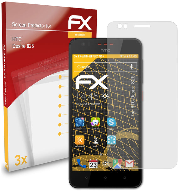 atFoliX FX-Antireflex Displayschutzfolie für HTC Desire 825