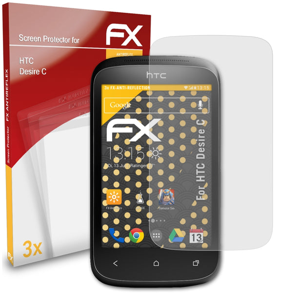 atFoliX FX-Antireflex Displayschutzfolie für HTC Desire C