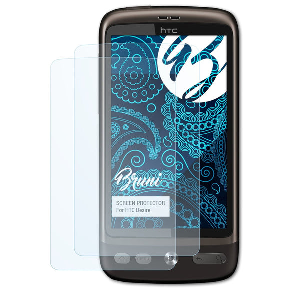 Bruni Basics-Clear Displayschutzfolie für HTC Desire