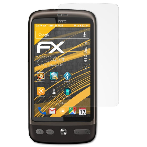 atFoliX FX-Antireflex Displayschutzfolie für HTC Desire