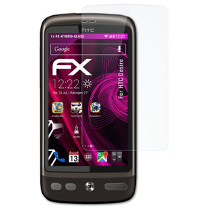 atFoliX FX-Hybrid-Glass Panzerglasfolie für HTC Desire