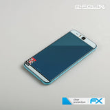 Schutzfolie atFoliX kompatibel mit HTC Desire Eye, ultraklare FX (3X)