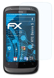 Schutzfolie atFoliX kompatibel mit HTC Desire S, ultraklare FX (3X)