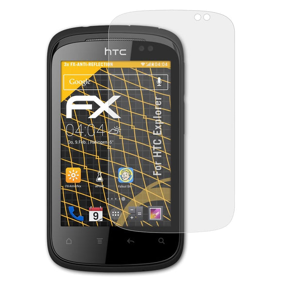 atFoliX FX-Antireflex Displayschutzfolie für HTC Explorer