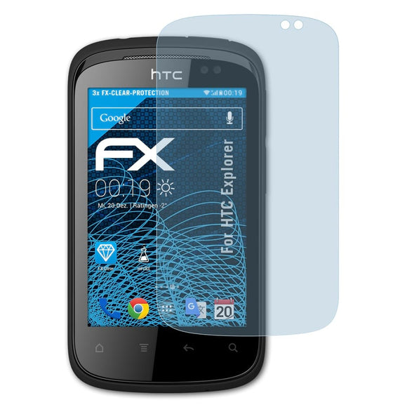 atFoliX FX-Clear Schutzfolie für HTC Explorer