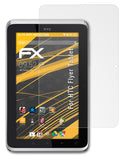 Panzerfolie atFoliX kompatibel mit HTC Flyer Tablet, entspiegelnde und stoßdämpfende FX (2X)