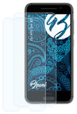 Schutzfolie Bruni kompatibel mit HTC One A9, glasklare (2X)