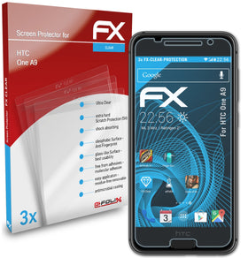 atFoliX FX-Clear Schutzfolie für HTC One A9