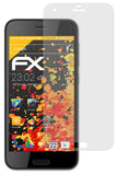 Panzerfolie atFoliX kompatibel mit HTC One A9s, entspiegelnde und stoßdämpfende FX (3X)