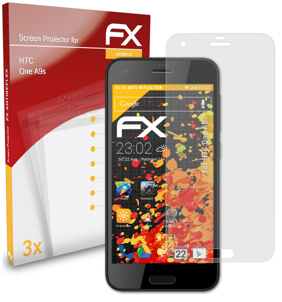 atFoliX FX-Antireflex Displayschutzfolie für HTC One A9s