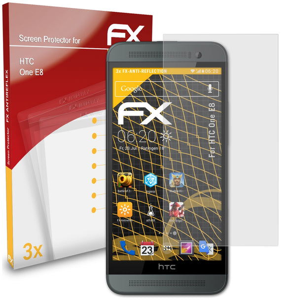 atFoliX FX-Antireflex Displayschutzfolie für HTC One E8
