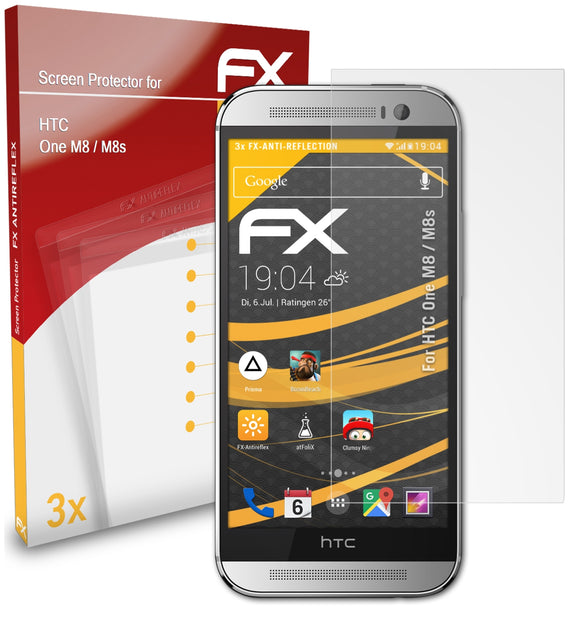 atFoliX FX-Antireflex Displayschutzfolie für HTC One M8 / M8s