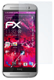 atFoliX Glasfolie kompatibel mit HTC One M8 / M8s, 9H Hybrid-Glass FX Panzerfolie