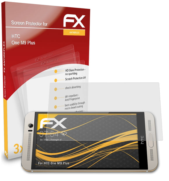 atFoliX FX-Antireflex Displayschutzfolie für HTC One M9 Plus