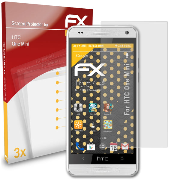 atFoliX FX-Antireflex Displayschutzfolie für HTC One Mini
