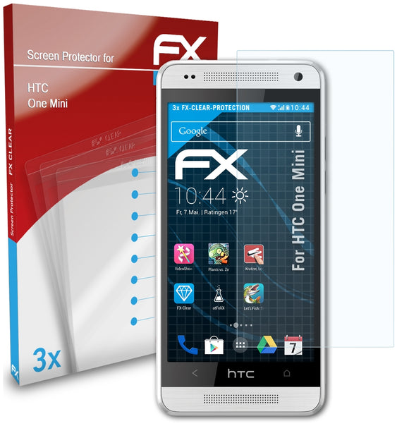 atFoliX FX-Clear Schutzfolie für HTC One Mini