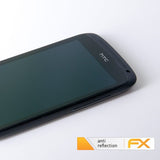 Panzerfolie atFoliX kompatibel mit HTC One S, entspiegelnde und stoßdämpfende FX (3X)