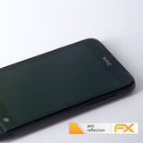 Panzerfolie atFoliX kompatibel mit HTC One V, entspiegelnde und stoßdämpfende FX (3X)