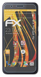 Panzerfolie atFoliX kompatibel mit HTC One X10, entspiegelnde und stoßdämpfende FX (3X)