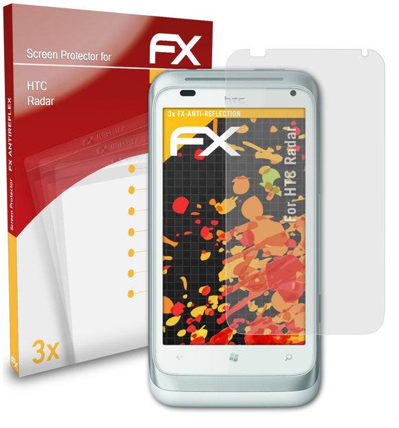 atFoliX FX-Antireflex Displayschutzfolie für HTC Radar