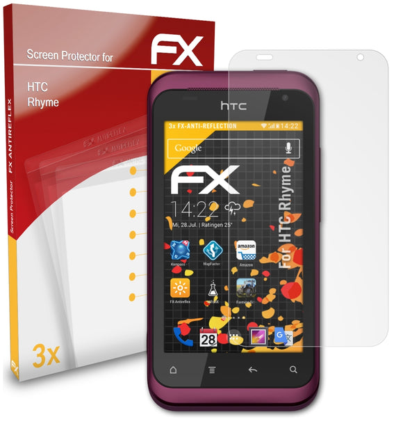 atFoliX FX-Antireflex Displayschutzfolie für HTC Rhyme