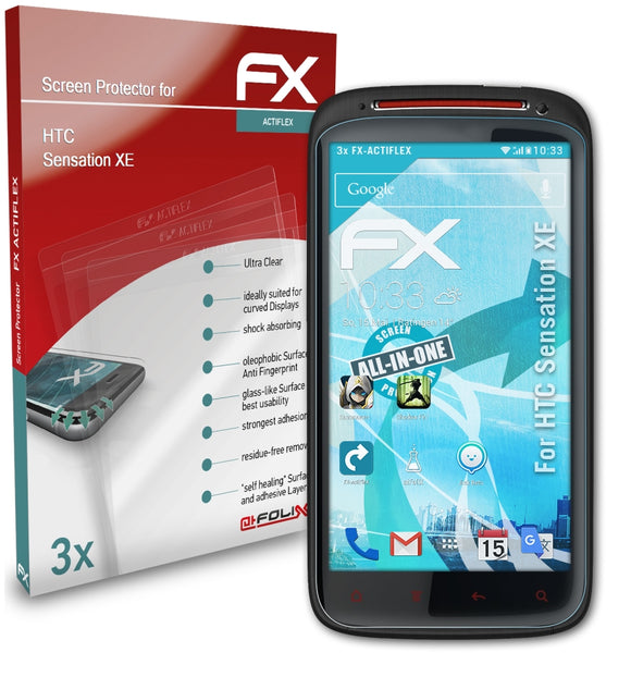 atFoliX FX-ActiFleX Displayschutzfolie für HTC Sensation XE