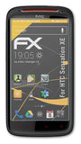 Panzerfolie atFoliX kompatibel mit HTC Sensation XE, entspiegelnde und stoßdämpfende FX (3X)