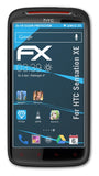 Schutzfolie atFoliX kompatibel mit HTC Sensation XE, ultraklare FX (3X)