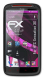 Glasfolie atFoliX kompatibel mit HTC Sensation XE, 9H Hybrid-Glass FX