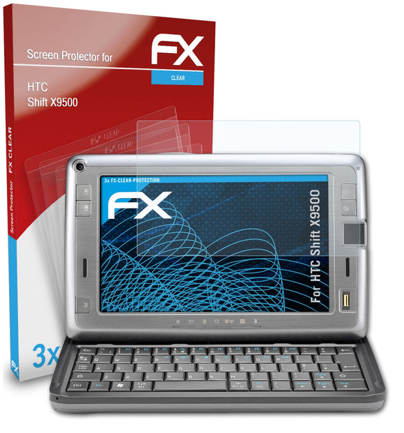 atFoliX FX-Clear Schutzfolie für HTC Shift X9500