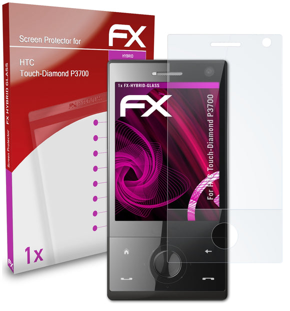 atFoliX FX-Hybrid-Glass Panzerglasfolie für HTC Touch-Diamond P3700